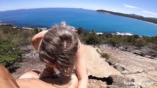 Kalandvágyó olasz pár vadul kupakol a csodás öbölben