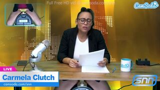 Carmela Clutch forró brazil híradós masturbál élőben