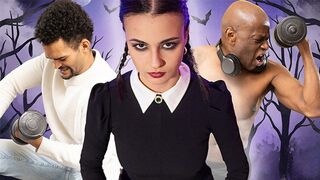 Kishölgy szerda megcsalja barátját óriási fekete fasszal