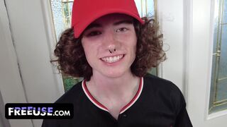 Megdugtam az edzőmet! szerencsés baseball játékos ingyenesen használja óriási cicis milfjét!