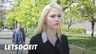 Gyönyörű lengyel világos szőke Misha Cross cidázza a külföldi vastag fazt külföldön és jól meglovagolja